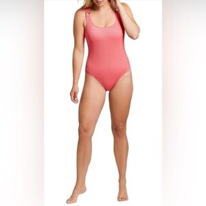 Tribal Women's Standard One-Piece Swimsuit W/Ring XXL NEW
